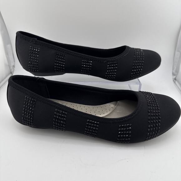 Karen Scott Ralleigh Ballet Flats Created for Macy's Black size 7.5 M NWB - Picture 2 of 8